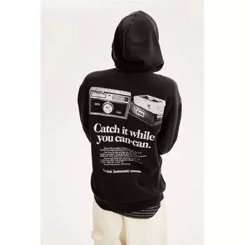 Толстовка свободного кроя HM Black Kodak XS