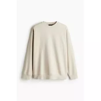 Толстовка свободного кроя HM tHerMolite, светло-бежевая S