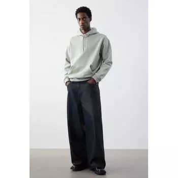 Толстовка свободного кроя HM зеленого цвета S