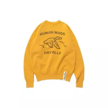 Толстовка Tsuriami Human Made Duck Желтая уличная одежда унисекс HM24CS021 S