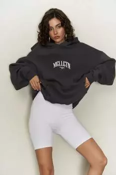 Толстовка унисекс Estambul антрацитового цвета оверсайз