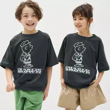 Толстовка унисекс GU by Uniqlo KIDS с рукавом 5 минут цвета ореха 5