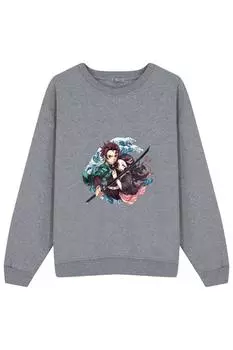 Толстовка унисекс оверсайз Kimetsu No Yaiba - Demon Slayer_KO3486-gigapixel-standard-scale-2_00x