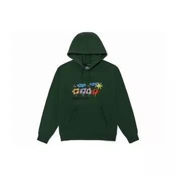 Толстовка унисекс с цветочной вышивкой Vans X Sandy Liang, зеленая VN0A7SDUYRB L