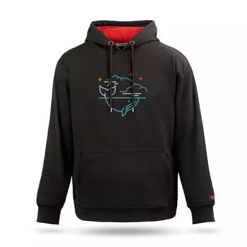 Толстовка унисекс с принтом и капюшоном, дизайн «Ночь и кит», милый кит, дизайн «Морской энтузиаст»