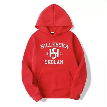 Толстовка Young Royals Hillerska Skolan Hillerska Skolan, толстовка унисекс с капюшоном, толстовки с рисунком, пуловер с длинными рукавами, топы для телешоу S темно-синий