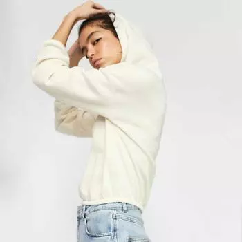 Толстовка женская короткая из смесового хлопка VERO MODA S красный