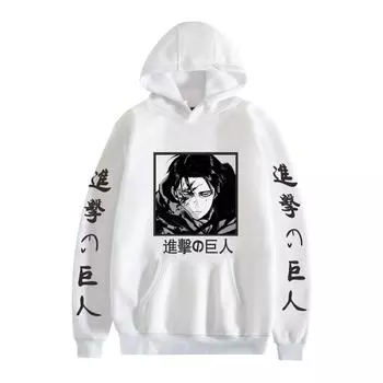 Толстовки Attack on Titan, толстовки, пальто, японское аниме, толстовки на вечер Хэллоуина, Эрен Леви, карнавальный костюм, одежда Legion XXXXL белый