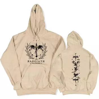 Толстовки Basgiath War College с капюшоном Onyx Storm Dragon Rider, толстовки 2025 года, новые пуловеры с принтом книг, с длинным рукавом, женская и мужская одежда XS