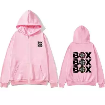 Толстовки Box Box Box F1 Tire Compound V2, толстовки на молнии, женский топ с длинными рукавами, объемная молния с капюшоном, забавная одежда для игр, одежда S