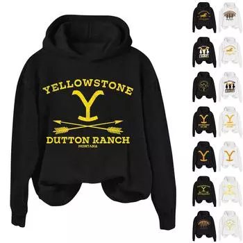 Толстовки для девочек-подростков с длинным рукавом и принтом букв, повседневные графические толстовки с капюшоном, пуловер с завязками, симпатичная толстовка большого размера L бежевый