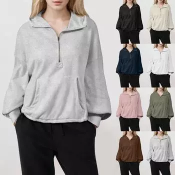 Толстовки для девочек-подростков с длинным рукавом и принтом букв, повседневные графические толстовки с капюшоном, пуловер с завязками, симпатичная толстовка большого размера L чёрный