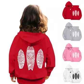 Толстовки для девочек-подростков с графическим принтом и буквами, повседневные толстовки с длинным рукавом и завязками, симпатичная толстовка большого размера 110 чёрный