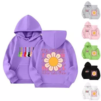 Толстовки для девочек-подростков, толстовки с длинным рукавом, пуловер с завязками, симпатичная толстовка большого размера 160 белый