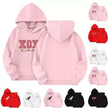 Толстовки для девочек-подростков, толстовки с длинным рукавом, пуловер с завязками, симпатичная толстовка большого размера 150 белый