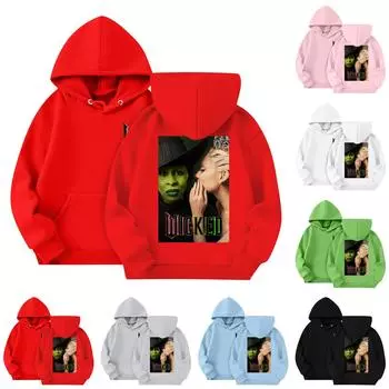 Толстовки для девочек-подростков, толстовки с длинным рукавом, пуловер на шнурке, симпатичная толстовка большого размера 3-14 лет 110 чёрный