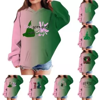 Толстовки для девочек-подростков, толстовки с длинным рукавом, пуловер с завязками, симпатичная толстовка большого размера 110