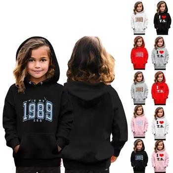 Толстовки для девочек-подростков, толстовки с длинным рукавом, пуловер с завязками, симпатичная толстовка большого размера 110 бежевый