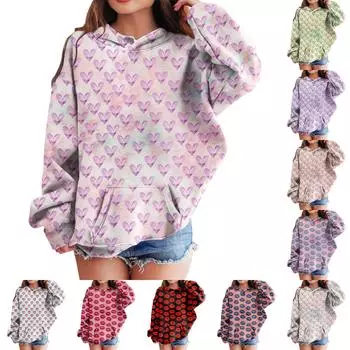 Толстовки для девочек-подростков, толстовки с длинным рукавом, пуловер с завязками, симпатичная толстовка большого размера 100 бежевый