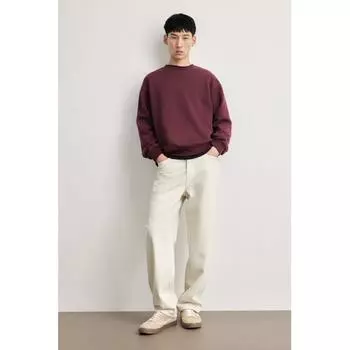 Толстовки HM Loose Fit, бургундский XS
