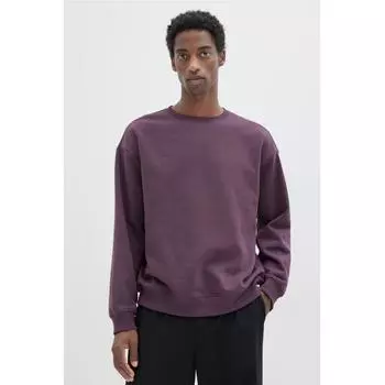 Толстовки HM Loose Fit, цвет темно-баклажановый L
