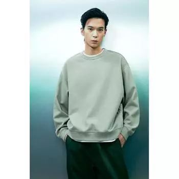 Толстовки HM Loose Fit Waffle TextureHirt pistacHio Green XS
