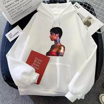 Толстовки Kehlani Crash с капюшоном с длинным рукавом для женщин/мужчин зимние теплые флисовые унисекс Sudaderas Moletom Feminino Clothes XS белый
