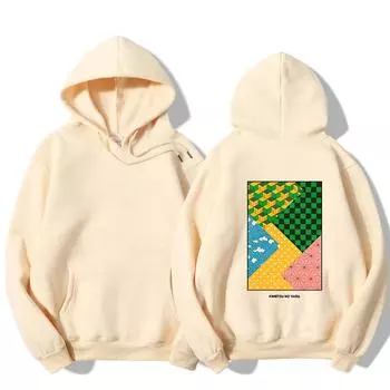 Толстовки Kimetsu No Yaiba, новые женские толстовки с капюшоном в стиле аниме Kawaii, повседневная женская толстовка с капюшоном Zenitsu Agatsuma, унисекс, толстовка с капюшоном Demon Slayer L