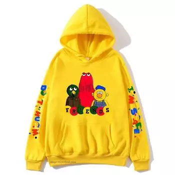 Толстовки Meme-dont Hug Me Im Scared с рисунком из мультфильмов, женские, мужские, унисекс, одежда Sudaderas S