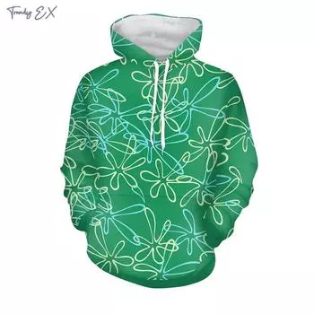 Толстовки мужские с 3D-принтом уличная мода новая толстовка удобная толстовка с карманом-кенгуру Y2k с длинными рукавами одежда для мужчин S