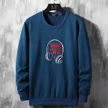 Толстовки мужские толстовки с капюшоном толстовка больших размеров осень мужская мода 3D печать одежда повседневная свободная одежда мужской пуловер S чёрный