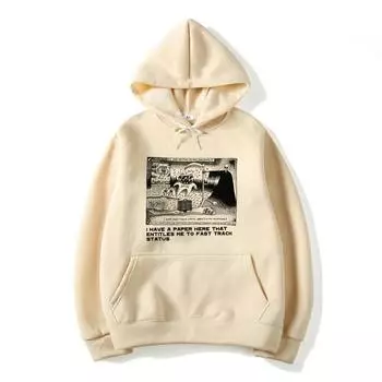 Толстовки Radiohead Мужские хип-хоп-графика Манга Винтажные мужские толстовки Ulzzang S