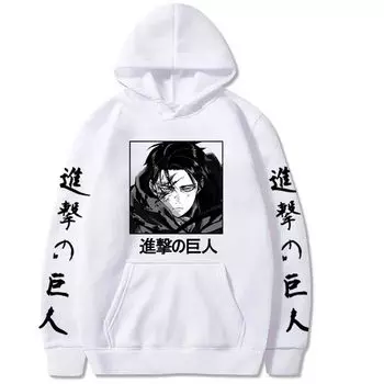 Толстовки с капюшоном «Атака Титанов», толстовки, пальто, японское аниме, вечерние толстовки на Хэллоуин, Эрен Леви, карнавальный костюм, одежда Легиона