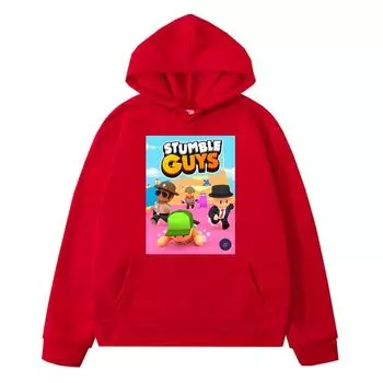 Толстовки с капюшоном для парней, флисовая толстовка, детская одежда для мальчиков и девочек y2k sudadera, толстовка с капюшоном в стиле аниме, осенняя куртка, повседневная детская одежда 130 красный