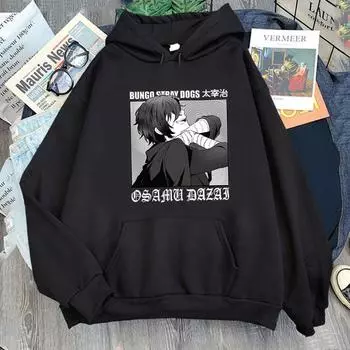 Толстовки с капюшоном для женщин в стиле аниме Bungou Stray Dogs Dead Apple, унисекс, Shibusawa Tatsuhiko, толстовка с рисунком, Harajuku, унисекс, толстовка Sudadera 2XL