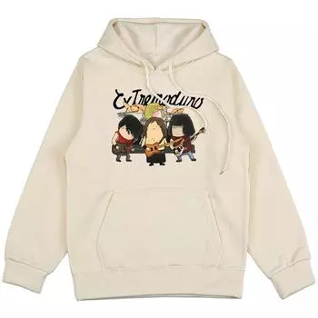 Толстовки с капюшоном Extremoduro Hard Rock Band, хип-хоп, уличная одежда для мужчин и женщин, повседневная, тяжелая, ментальная, модная, пуловеры, толстовка с капюшоном XS хаки