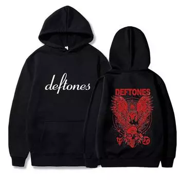 Толстовки с капюшоном Мужская мода Длинный рукав Deftones Дизайн бренда Толстовки Толстовки Женские повседневные Harajuku Streetwear Пуловеры Sudaderas S