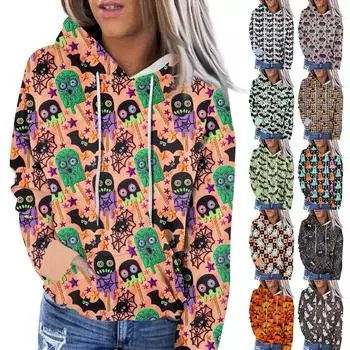 Толстовки с капюшоном Omen s, толстовки, одежда, принтованные повседневные толстовки, пуловеры с карманами L бирюзовый