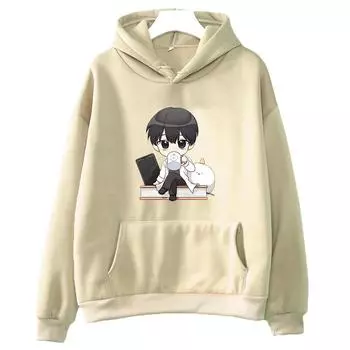 Толстовки с капюшоном Omniscient Reader Korean Manga с принтом, одежда для зимы, мягкие толстовки с длинным рукавом из флиса, женские толстовки с мультяшной графикой XS серый