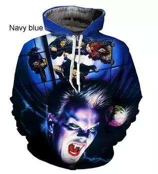 Толстовки с капюшоном The Lost Boys с 3D-принтом для мужчин/женщин с длинным рукавом, модная мужская модная детская толстовка с капюшоном Y2K, одежда унисекс S