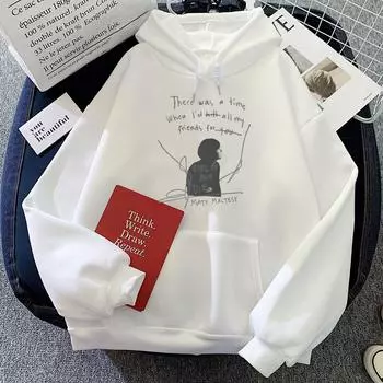 Толстовки с капюшоном Touring Just To Tour 2024 Matt Maltese Singer Printing Sweatshirts Moletom Feminino Women Casual Winter Hooded Pullovers XS