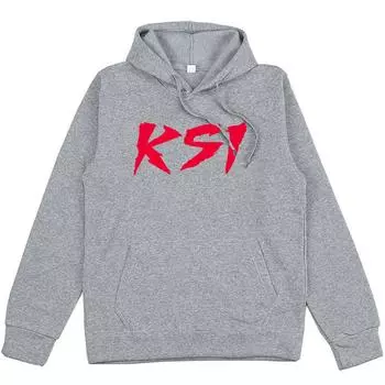 Толстовки с капюшоном в стиле хип-хоп и рэпера KSI Heavy Mental Fashion Unisex Graphic Clothing Winter Fleece Hooded Pullover Casual Men Hoody XS розовый