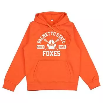 Толстовки с принтом «Игры» Palmetto State Foxes с принтом Толстовки Зимние с длинным рукавом Зимние унисекс-пуловеры XS оранжевый