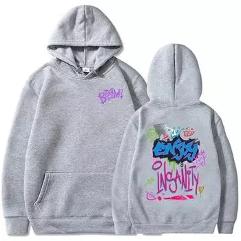 Толстовки с рисунком Boom Monkey Cartoon Jinx Arcane Video Game Funny Sweatshirt Long Sleeve Women Hooded Sudaderas Female Pullover S