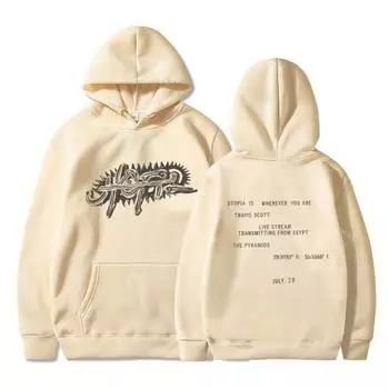 Толстовки Terra WS для мужчин Y2K с капюшоном XS хаки