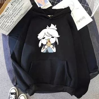 Толстовки унисекс с рисунком Jett Eat Pizza Valorant, забавные удобные зимние теплые женские и мужские толстовки с принтом Kawaii, большие размеры S белый