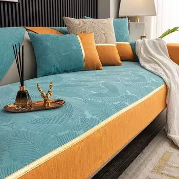 Толстые чехлы для диванов, нескользящие чехлы для диванов в гостиной, чехлы для диванов-шезлонгов, универсальные чехлы для угловых диванов Nordic, полотенце 70x70