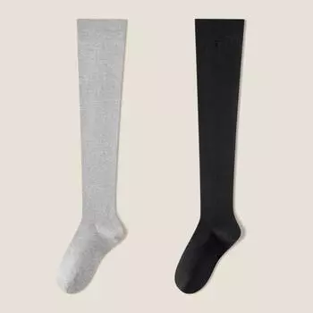 Толстые чулки в стиле Харадзюку, хлопковые повседневные чулки, милые чулки в студенческом стиле, антифрикционные хаки