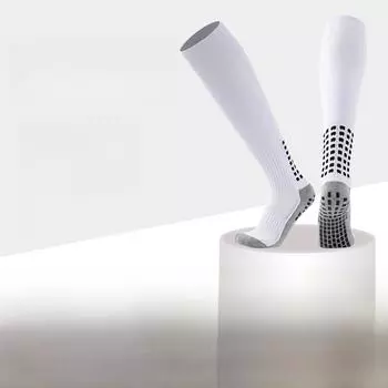 Толстые махровые нескользящие носки для футбола и бега выше колена для взрослых Adult 39-45