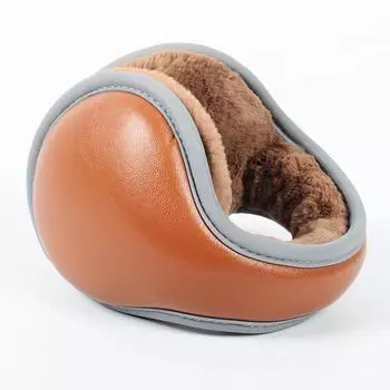 Толстые мужские и женские зимние наушники унисекс, сохраняющие тепло, защитные наушники, мягкая удобная плюшевая ткань, накидка на уши, повязка, теплая ушанка розовый